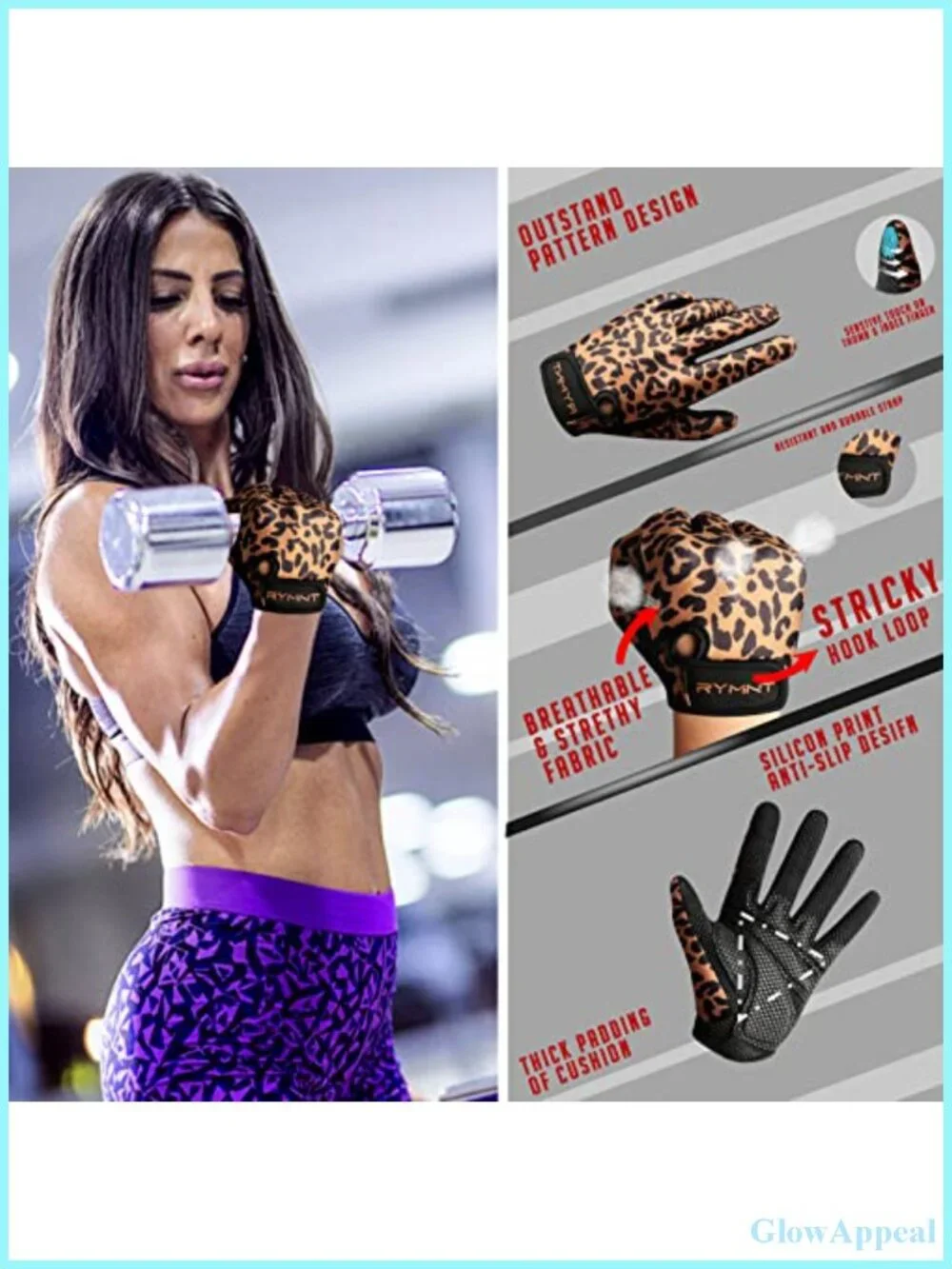 Full Finger Weight Lifting Gloves for Gym Training with Silicone Anti-Slip